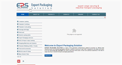 Desktop Screenshot of exportpackagingsolution.com